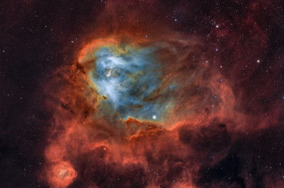 Astrofotografía de IC2944 - Nebulosa Lambda Centauri en narrowband en la categoría IC2944