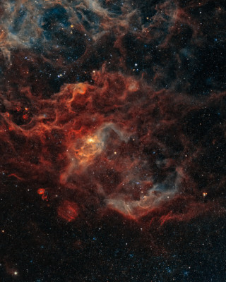 Astrofotografía de NGC2048 - Zona de NGC2070 en narrowband en la categoría NGC2070
