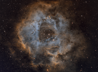 Astrofotografía de NGC2244 - Nebulosa Rosetta en SHO en la categoría NGC2244