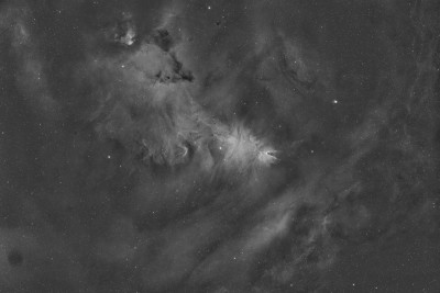 Astrofotografía de NGC2264 - Nebulosa del Cono en Ha en la categoría NGC2264